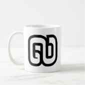 Mug Lao / Laos Numéro Neuf / 9 / ໙ (Kao/Gao) Laotien (Gauche)