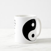 Mug Lao Tzu sur Darkness (Devant droit)