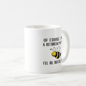 Mug L'apiculture de régime de retraite (Devant droit)
