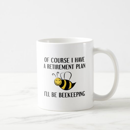Mug L'apiculture de régime de retraite (Droite)