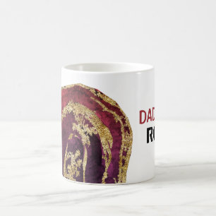 Mug Lapidaire de pierre d'agate de parties