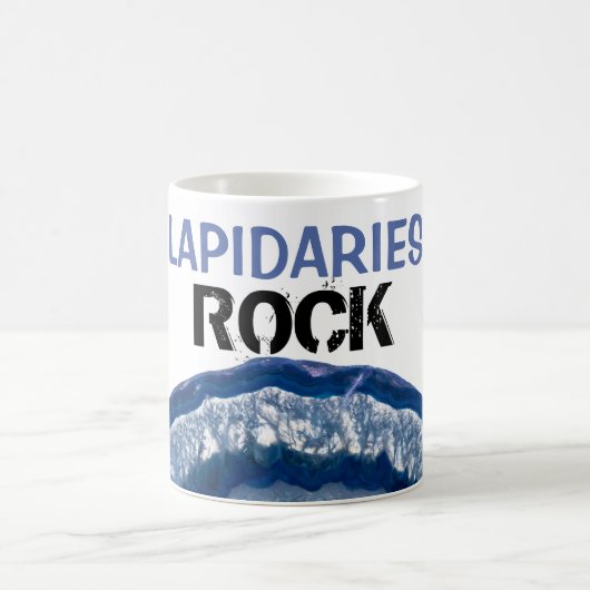 Mug *~* LAPIDAIRES ROCK Crystal Geode Agate lapidaire (Centre)