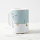 Mug Lapin Adorable Hiver (Devant gauche)