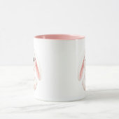 Mug Lapin avec fleur rose (Centre)