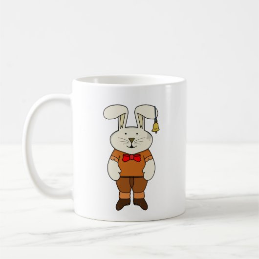 Mug Lapin avec une cloche à l'oreille (Gauche)