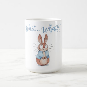Mug Lapin Bébé Mignon Surpris • Drôle de “Attends… Quo
