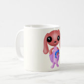 Mug lapin bébé - Peinture (Devant gauche)