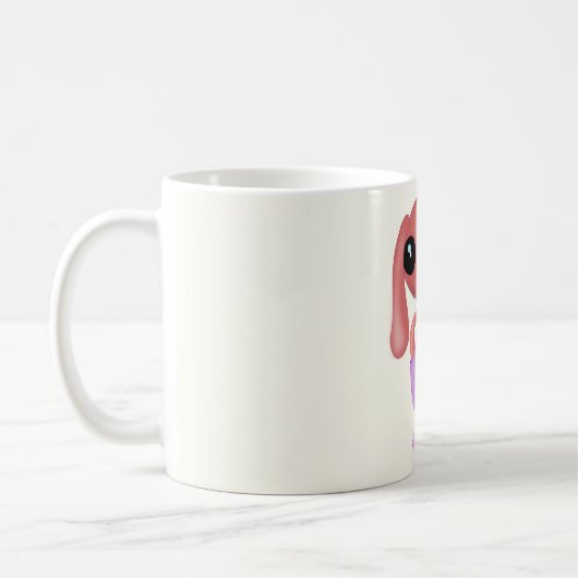 Mug lapin bébé - Peinture (Gauche)