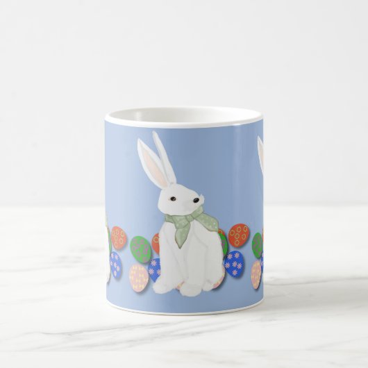 Mug Lapin blanc et oeufs (Centre)