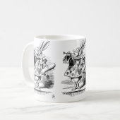 Mug Lapin blanc habillé en héraut (Devant gauche)