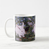 Mug Lapin blanc, lapin blanc, lapin blanc, blanc… (Gauche)