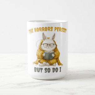 Mug lapin blanc : Les horreurs persistent, mais il en