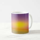 Mug Lapin blanc mignon sur Grassy Hill au lever du sol (Devant droit)