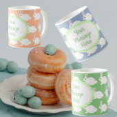 Mug lapin blanc personnalisé