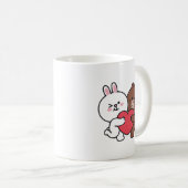 Mug lapin Brown de coni (Devant droit)