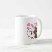 Mug lapin Brown de coni (Devant droit)