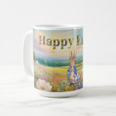 Mug Lapin Classique Joyeuses Pâques (Devant gauche)