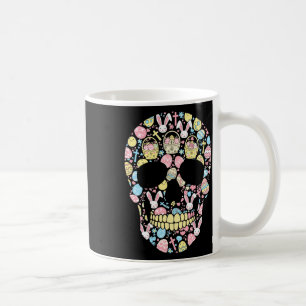 Mug Lapin crâne Œuf de Pâques Jour de Pâques Femmes Ho