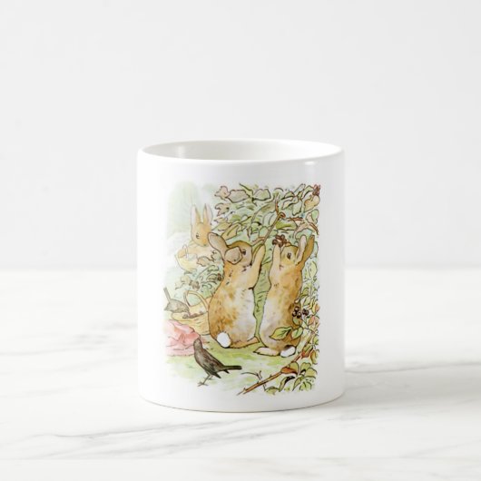 Mug Lapin : cueillette de Blackberry (Beatrix Potter) (Centre)