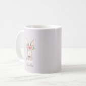 Mug Lapin Cute Personnalisé (Devant gauche)