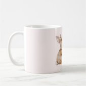Mug Lapin d'amour blanc crème (Gauche)