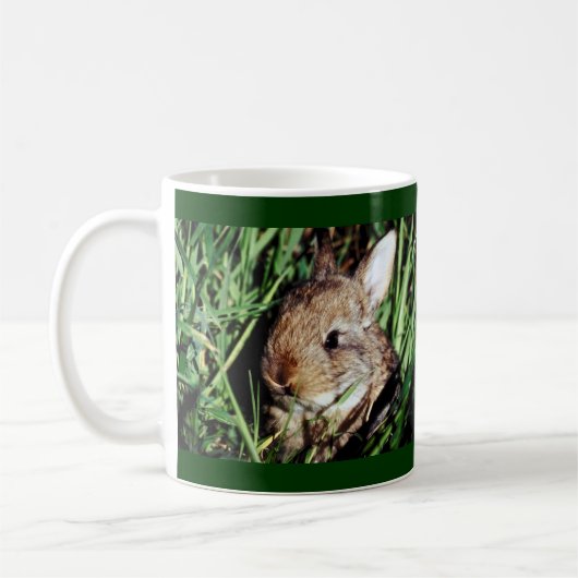 Mug Lapin dans l'herbe (Gauche)