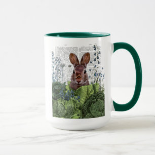 Mug Lapin dans un patch de choux