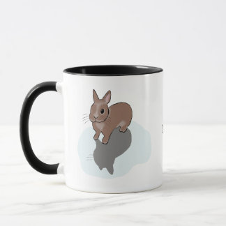 Mug Lapin dans une flaque d'eau