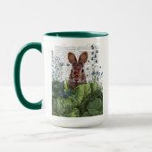 Mug Lapin dans une patte de chou (Gauche)