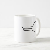 Mug lapin de canard - wittgenstein (Devant droit)