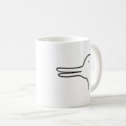 Mug lapin de canard - wittgenstein (Devant droit)