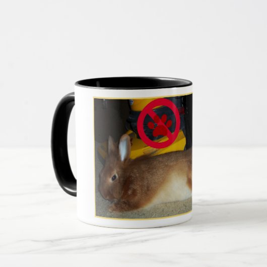 Mug Lapin de capitaine Carrots aucuns vides (Devant gauche)