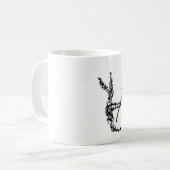 Mug Lapin de fleur (Devant gauche)