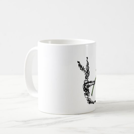Mug Lapin de fleur (Devant gauche)
