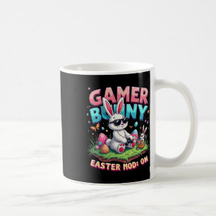 Mug Lapin de gamer drôle de Pâques Mod sur le cadeau d