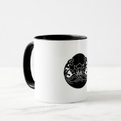 Mug Lapin de la lune de vague (Devant gauche)