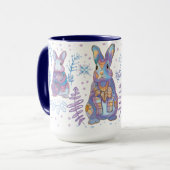 Mug Lapin de Noël  (Devant gauche)
