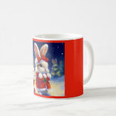 Mug Lapin de Noël 3 (Devant droit)