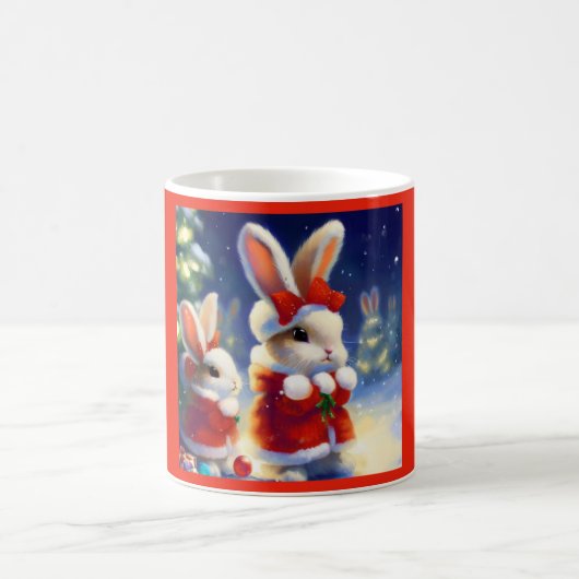 Mug Lapin de Noël 3 (Centre)