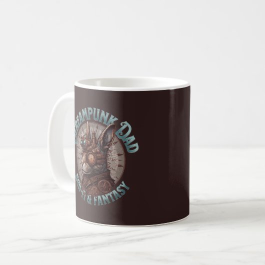 Mug Lapin de papa Steampunk (Devant gauche)