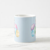 Mug Lapin de Pâques à l'aquarelle avec des œufs (Centre)