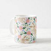 Mug Lapin de Pâques adorable et motif d'œufs (Devant gauche)