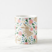 Mug Lapin de Pâques adorable et motif d'œufs (Centre)