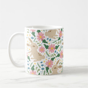 Mug Lapin de Pâques adorable et motif d'œufs
