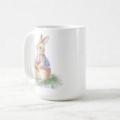 Mug Lapin de Pâques aquarelle (Devant gauche)