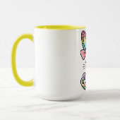 Mug Lapin de Pâques Arc-en-ciel (Gauche)