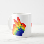 Mug Lapin de Pâques Arc-en-ciel - Pâques (Devant gauche)