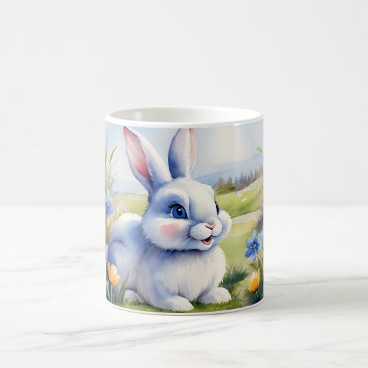 Mug Lapin de Pâques dans un jardin, Pâques (Centre)