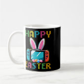 Mug Lapin de Pâques de jeu vidéo drôle manette de jeu (Gauche)