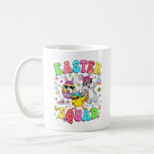 Mug Lapin de Pâques Drôle Groovy Équipe de Jour de Pâq